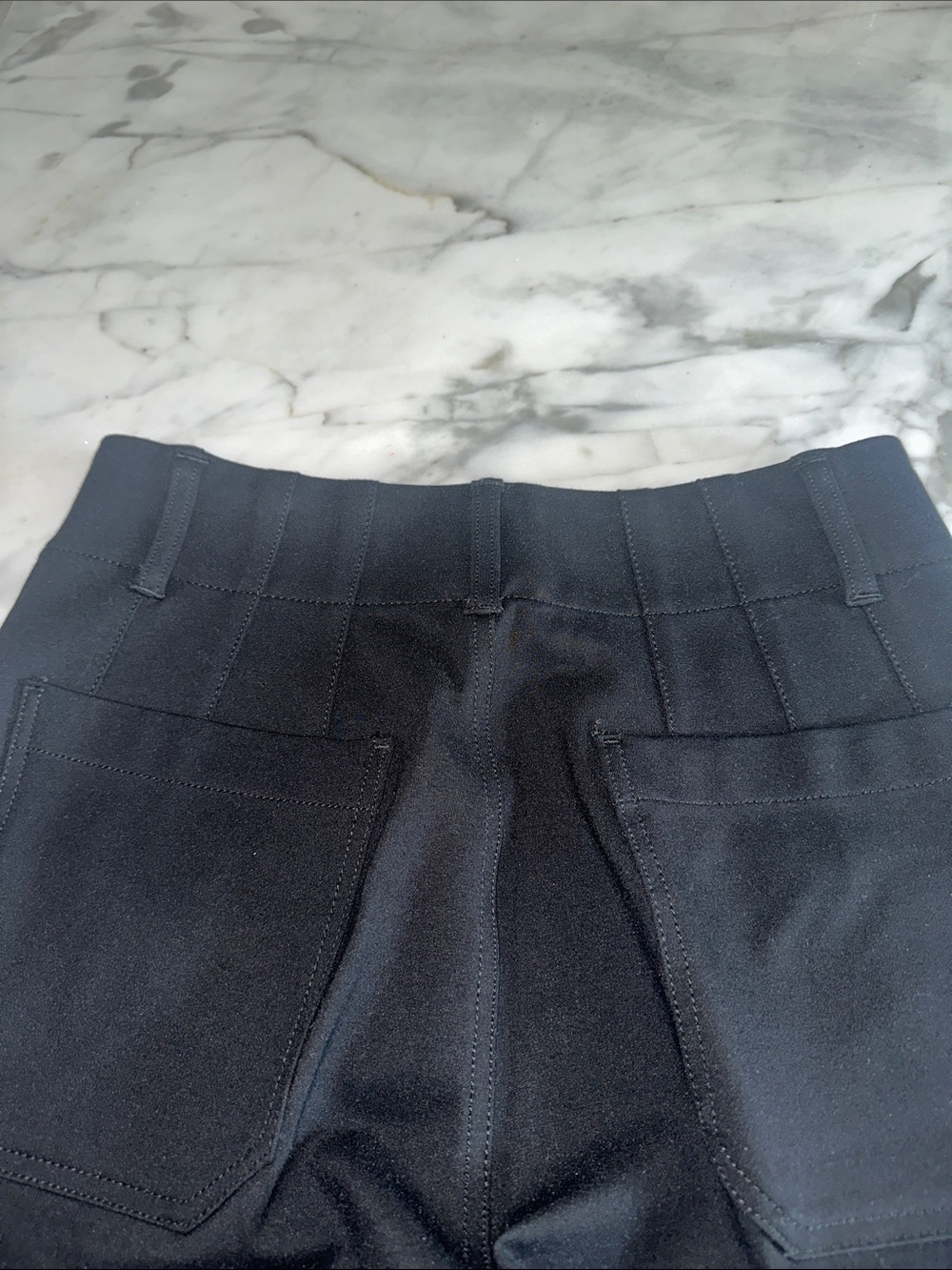 Maeve The Colette Pants Black Wide Leg Cropped High Rise Size 27 - Picture 4 of 8